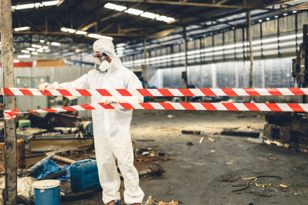 Professional Infectious Disease Decontamination technician working in Mendon, IL